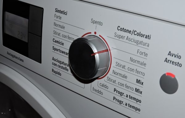 Lavaggio in lavatrice ad alte temperature