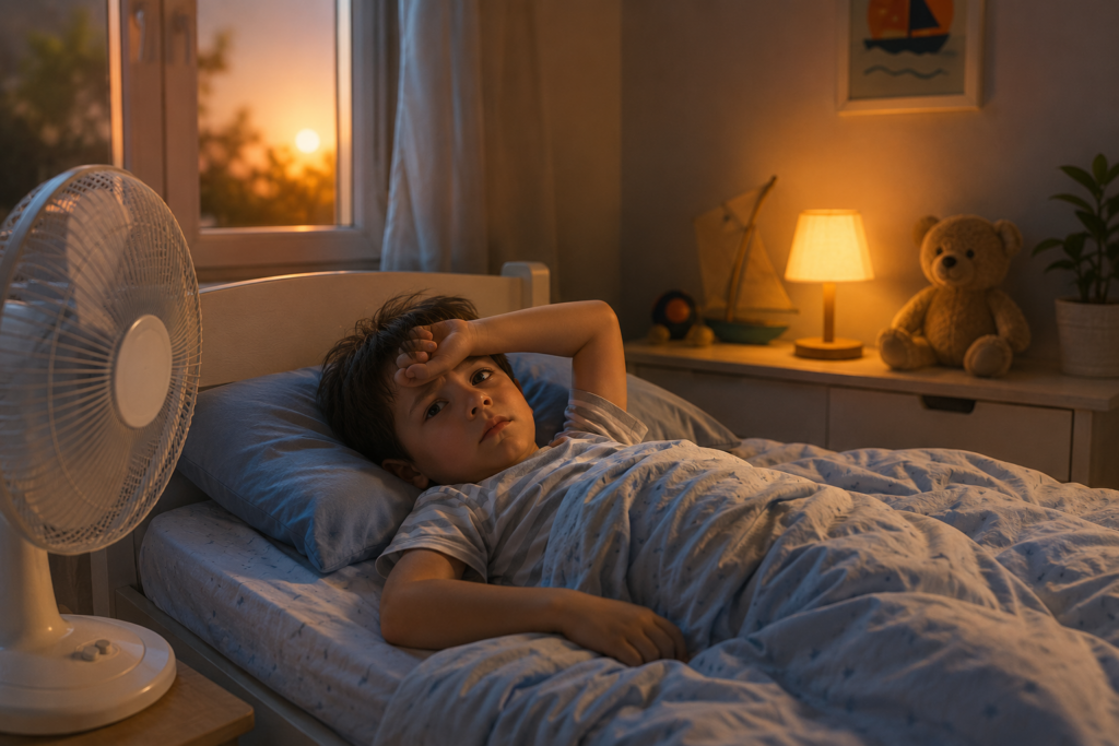1-bambini-e-il-caldo-la-notte