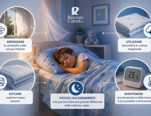 Caldo e sonno dei bambini: quali reti e materassi scegliere per il loro riposo estivo?