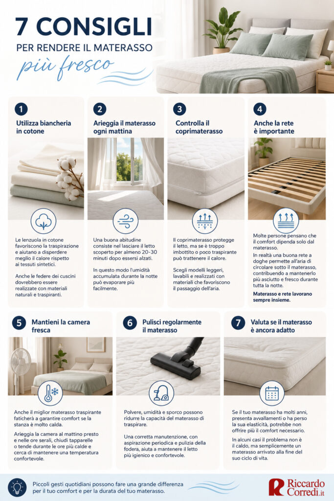 consigli per dormire meglio d'estate